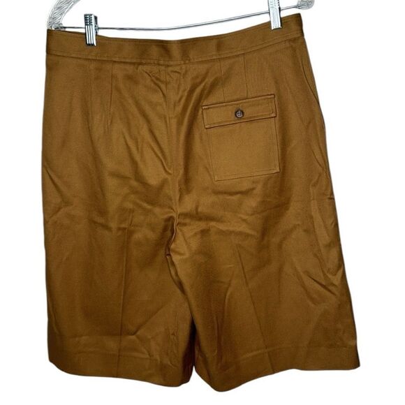 King & Tuckfield 100% Cotton High Waisted Bermuda Shorts. Size Large. - Picture 4 of 11